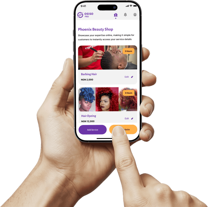 Nex Bookings mockup